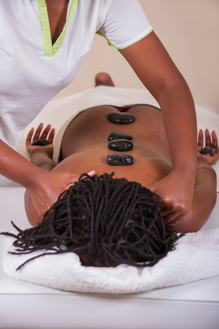 Hot stone massage